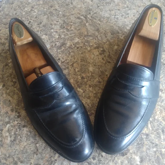 Allen Edmonds Westchester Loafers Mens 10.5 D Penny Black Leather Shoe Classic Allen Edmonds | Shoes | Allen Edmonds Westchester Penny  main image 2